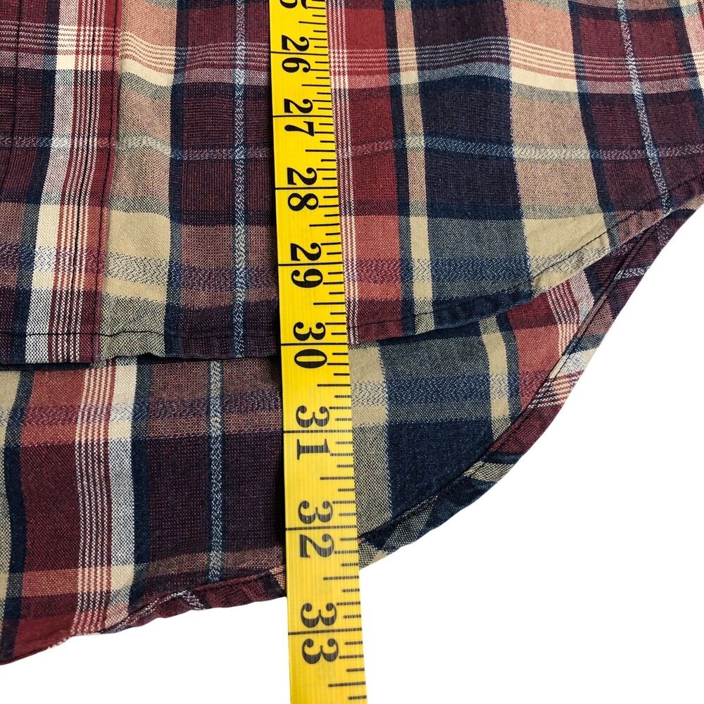 Vintage 90s Wrangler Pearl Snap Shirt Mens XL Plaid Cotton Western Cowboy‎ Rodeo - Picture 11 of 15